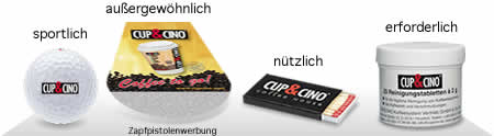 Werbemittel CUP&CINO