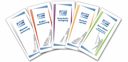 Flyer Clean Team Gebäudeservice