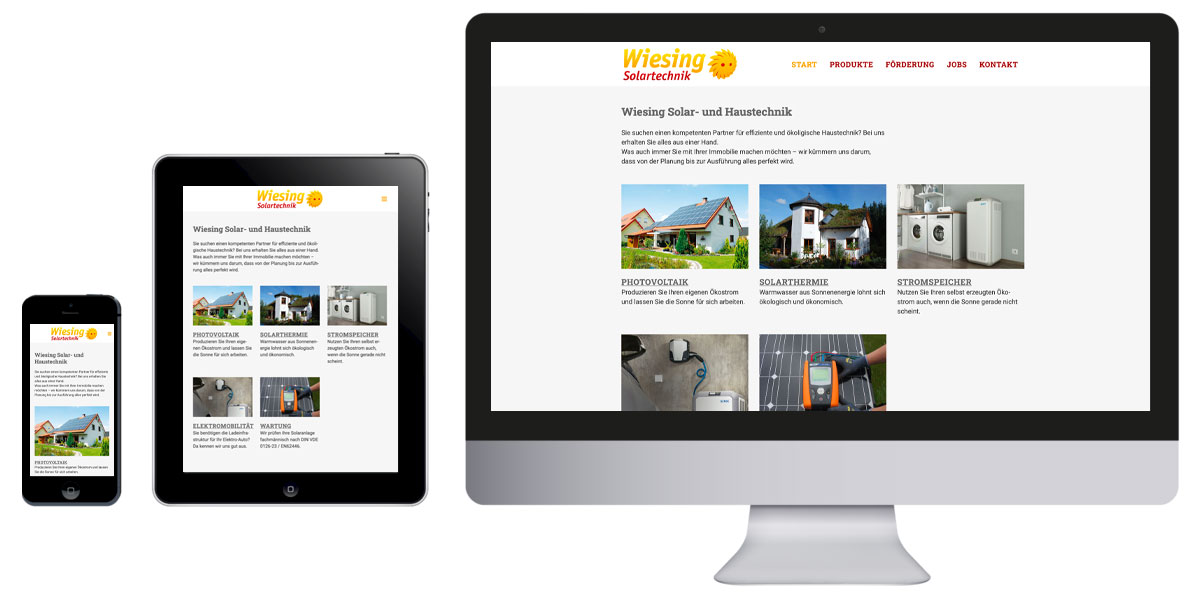 Homepage Wiesing Solartechnik Hövelhof