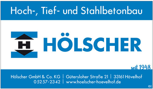 Inserat Hölscher Bauunternehmen in Hövelhof