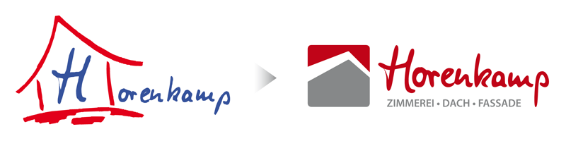 Logo Redesign Dach Horenkamp